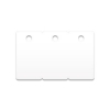 3UP Breakaway Plastic PVC Key Tags (500 Cards/Box)